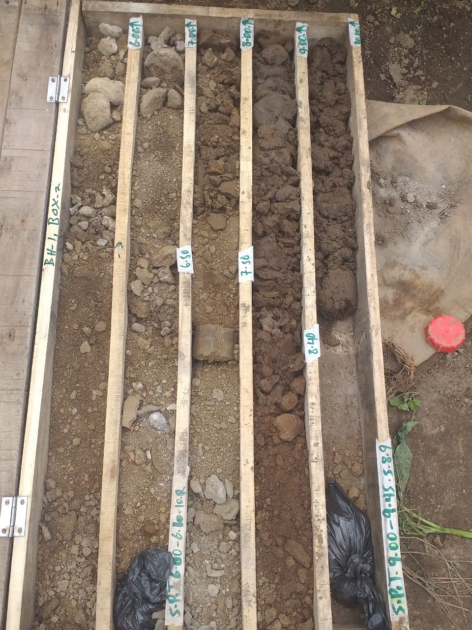 core sampling